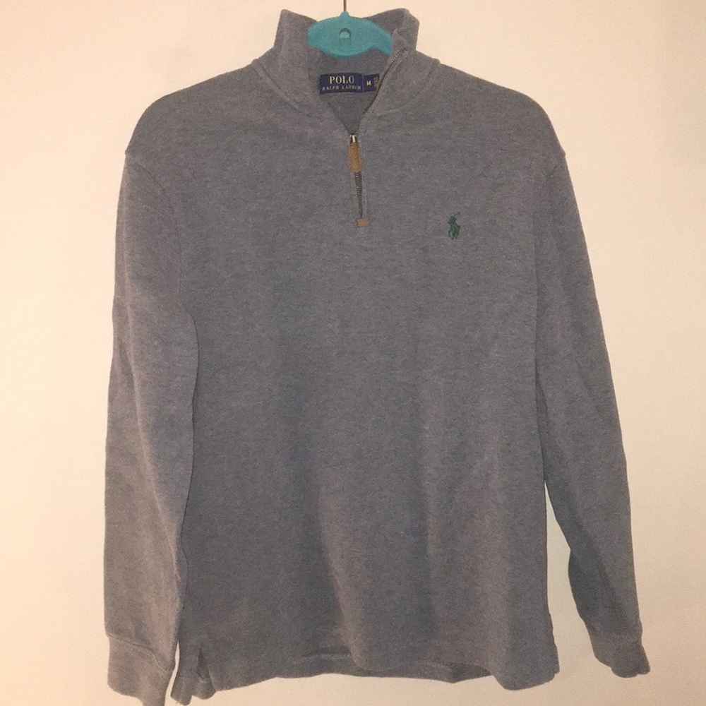 Like New - Ralph Lauren Gray Quarter-zip